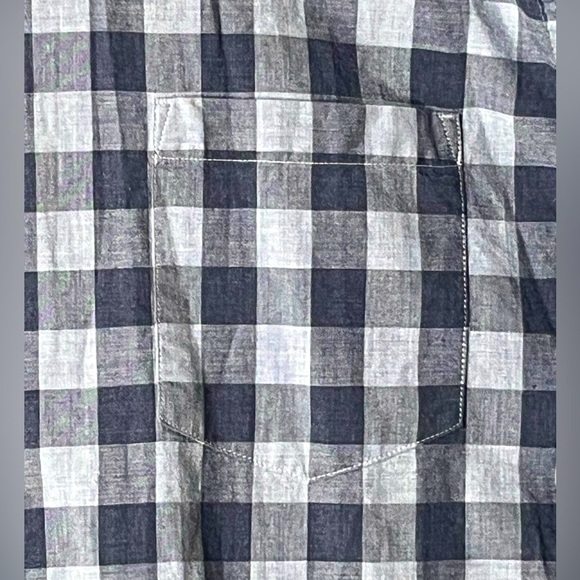 J. Crew Button Down Shirt Long Sleeve Blue Plaid Slim Fit pocket XL - Picture 2 of 5